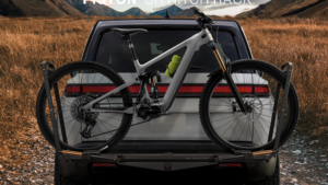 The Kuat Piston SR Hitch Rack is a one-bike rack will hold an e-bike weighing up to 100 pounds. Available today at Lititz Bikeworks.