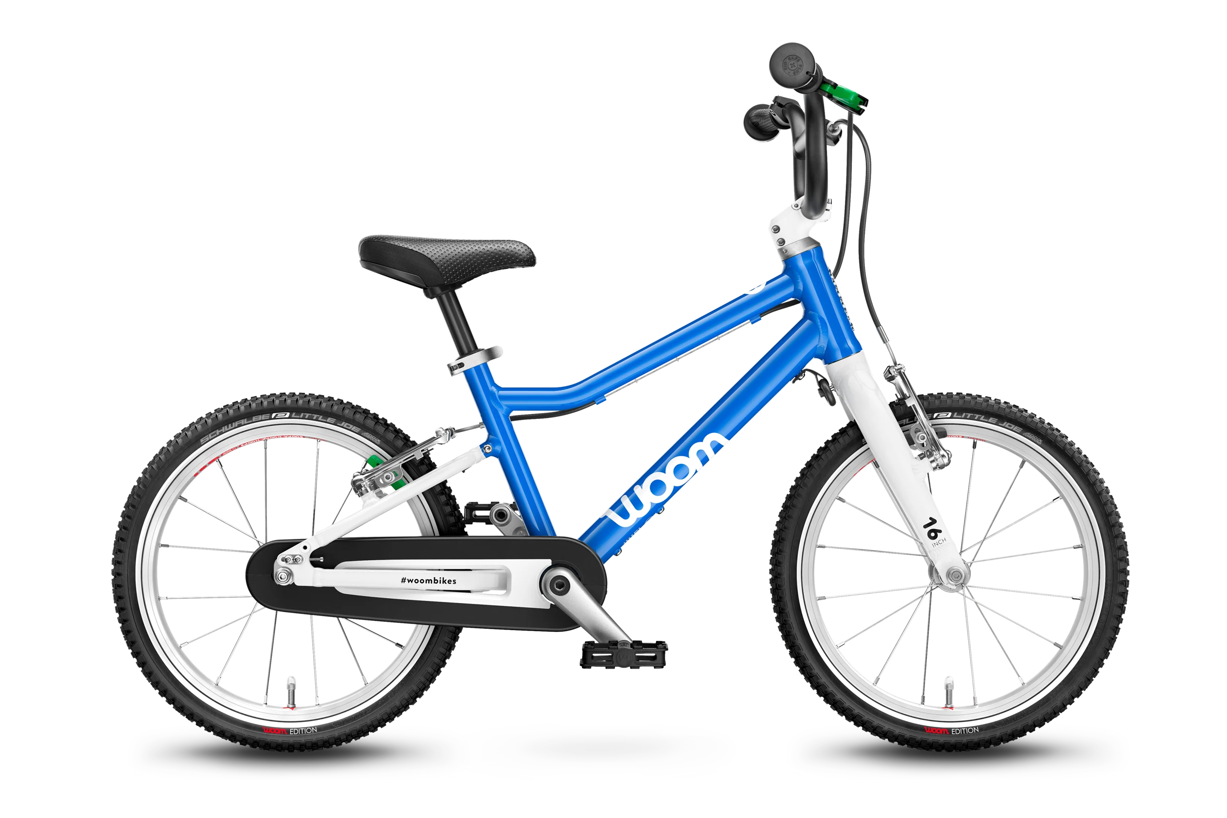An innovative and ultralight 16" children's bike designed for all-round use by children aged 4 years and over.