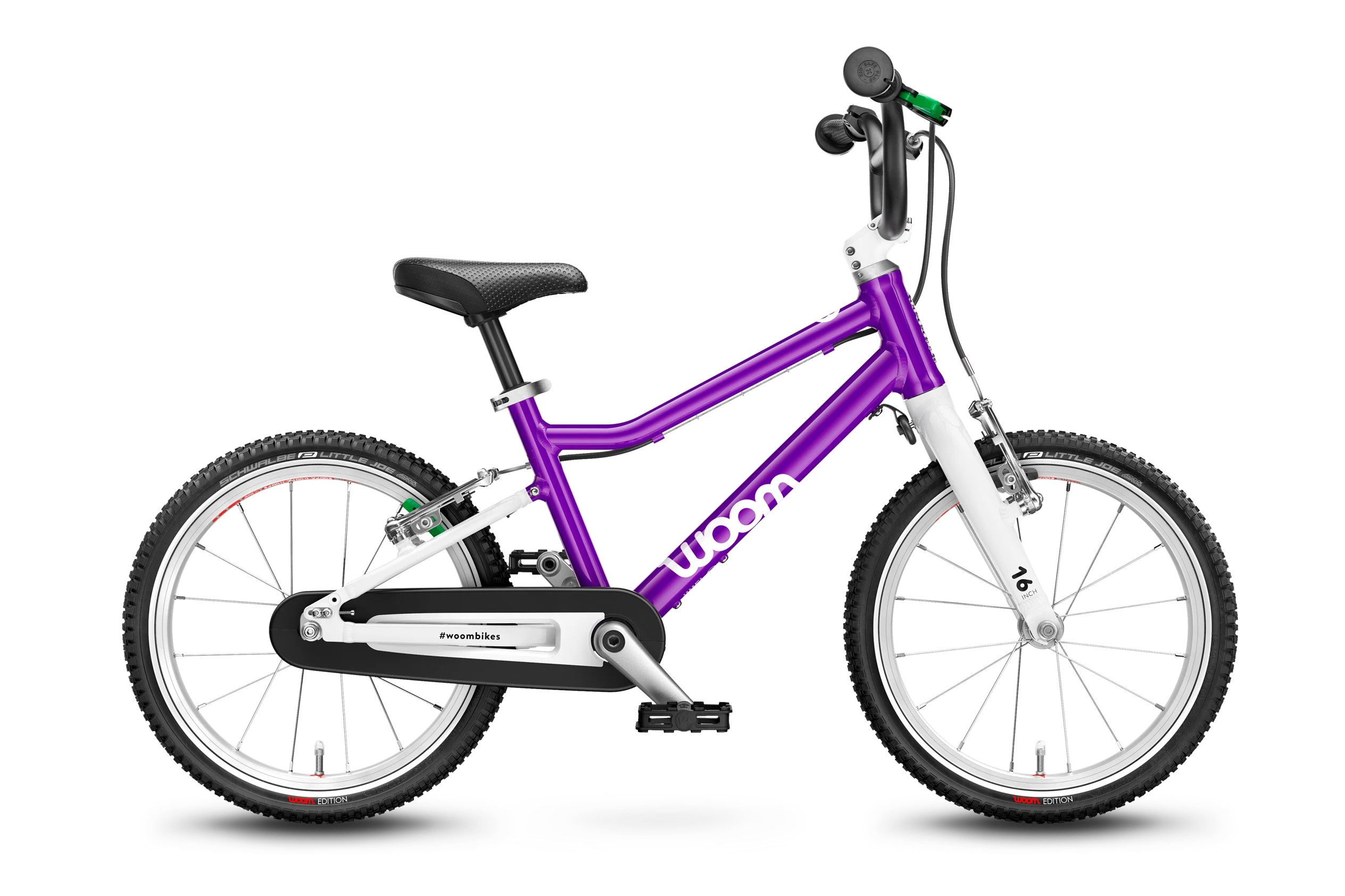 An innovative and ultralight 16" children's bike designed for all-round use by children aged 4 years and over.